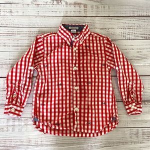 Boys Bicycle Button Up Shirt